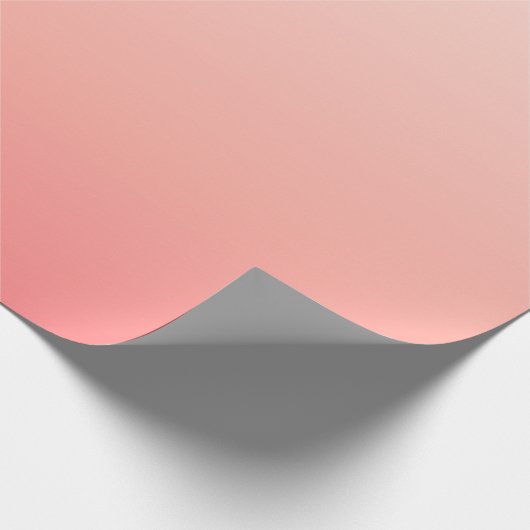 Bleke roze en perzikgradiënt cadeaupapier (Hoek)