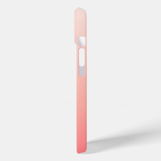 Bleke roze en perzikgradiënt Case-Mate iPhone case (Achterkant / Links)