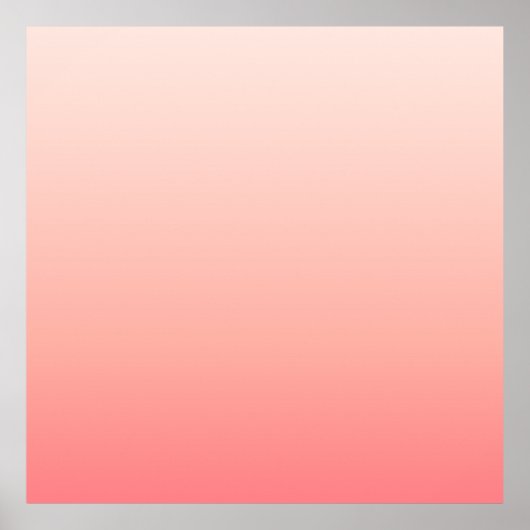 Bleke roze en perzikgradiënt poster (Voorkant)