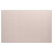 Bleke roze en witte geruite gingham plaid stof (Fat Quarter)