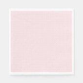 Bleke roze en witte mini polka dot servet (Voorkant)