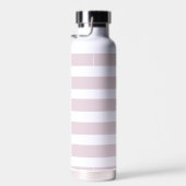 Bleke roze en witte strepen, speciaal gepersonalis waterfles (Rechts)