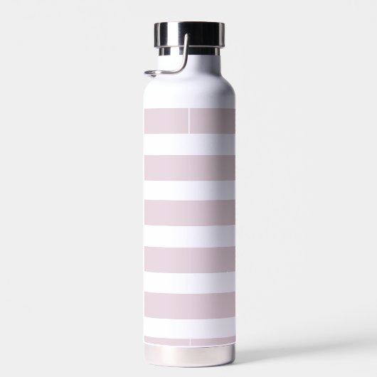 Bleke roze en witte strepen, speciaal gepersonalis waterfles (Rechts)
