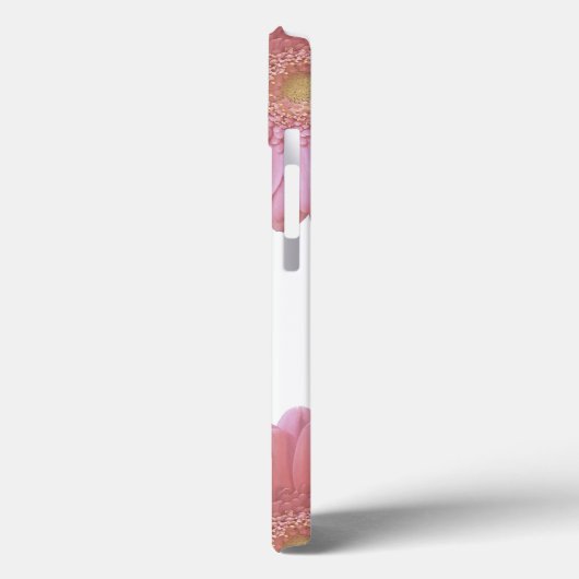 Bleke roze gerbera daisy Hoesje-Mate iPhone case (Achterkant / Links)