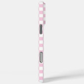 Bleke Roze Geruite Handtekening Case-Mate iPhone Case (Achterkant / Rechts)
