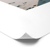 Bleke Roze Grote Liefde Herinnering Evenement Fami Poster (Hoek)