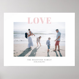 Bleke Roze Grote Liefdesherinneringsevenement Fami Poster