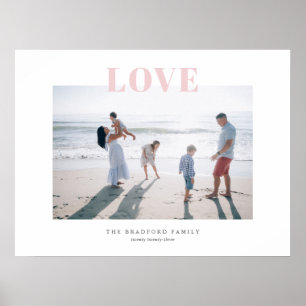 Bleke Roze Grote Liefdesherinneringsevenement Fami Poster