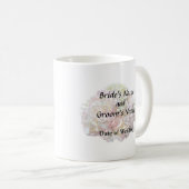 Bleke roze hydrangea met Baby adem Koffiemok (Voorkant rechts)