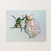 Bleke Roze Pioen en Knop Legpuzzel (Horizontaal)