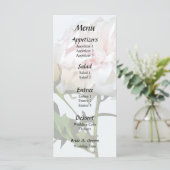 Bleke Roze Pioen en Knop Menu (Staand voorkant)