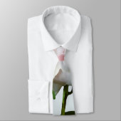 Bleke Roze Pioen en Knop Stropdas (Gebonden)