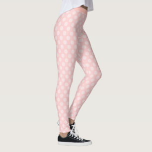 Bleke roze poka Dots Yoga Pants Leggings