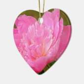 Bleke roze pony op producten keramisch ornament (Links)