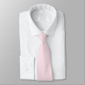 Bleke Roze Roze Effen Kleur Stropdas (Gebonden)