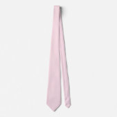 Bleke Roze Roze Effen Kleur Stropdas (Voorkant)