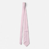 Bleke Roze Roze Effen Kleur Stropdas (Achterkant)