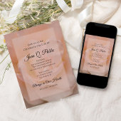 Bleke Roze Roze Opleiding van het Leven Memorial Kaart