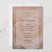 Bleke roze roze roze Quinceanera Kaart (Voorkant)