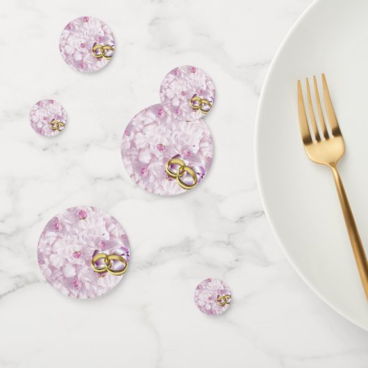 Bleke roze Rozen en wedrennen; Confetti (Groep)