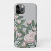 Bleke Roze Rozen Met bewerkbare achtergrond   Case-Mate iPhone Case (Achterkant)