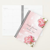 Bleke roze rozen planner (Display)