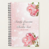 Bleke roze rozen planner (Voorkant)