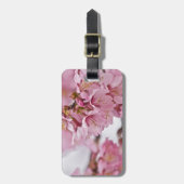 Bleke Roze Sakura Kersenbloesem Bagagelabel (Voorkant verticaal)