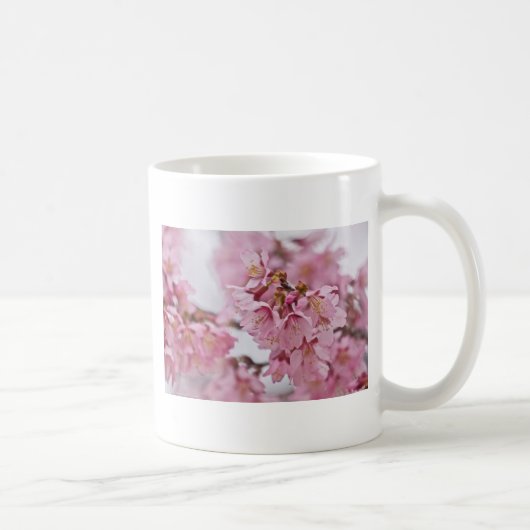 Bleke Roze Sakura Kersenbloesem Koffiemok (Rechts)