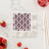 Bleke Roze Soft Grunge Tea Party Napkins Servet (Insitu)