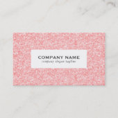 Bleke roze textuur Afdrukken Visitekaartje (Voorkant)