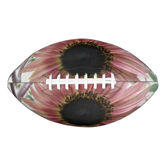 Bleke roze zonnebloem american football (Voorkant)