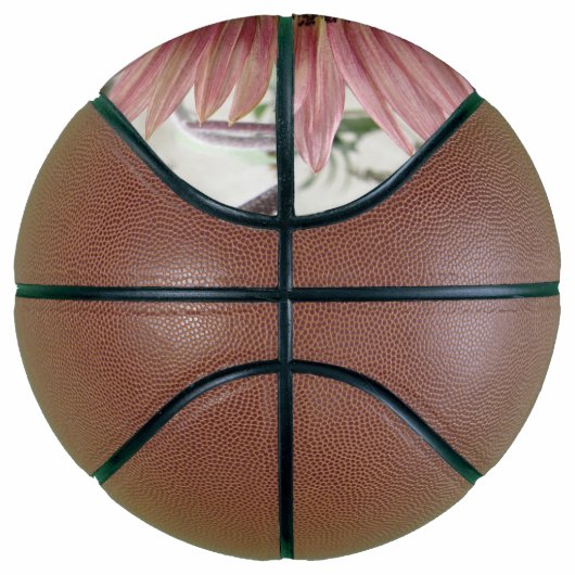 Bleke roze zonnebloem basketbal (Rechts)