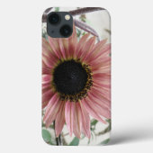 Bleke roze zonnebloem Case-Mate iPhone case (Achterkant)