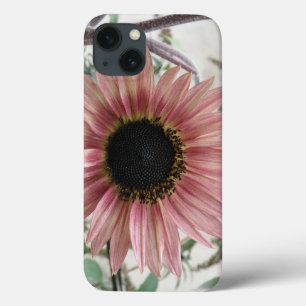 Bleke roze zonnebloem Case-Mate iPhone case