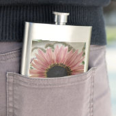 Bleke roze zonnebloem flacon (Voorbeeld)