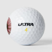Bleke roze zonnebloem golfballen (Logo)