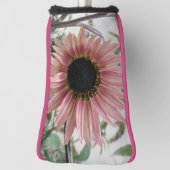 Bleke Roze Zonnebloem Golfheadcover (Draai 90)