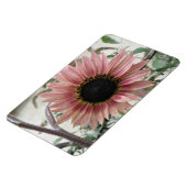 Bleke roze zonnebloem magneet (Linkerzijde)