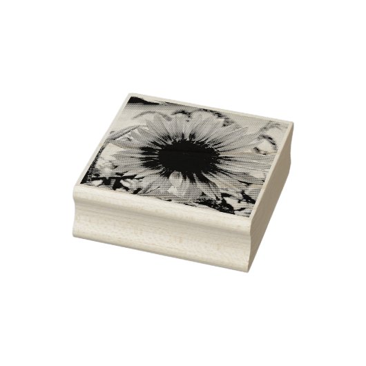 Bleke Roze Zonnebloem Rubberstempel (Stempel)