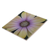 Bleke roze zonnebloem tegeltje (Zijkant)