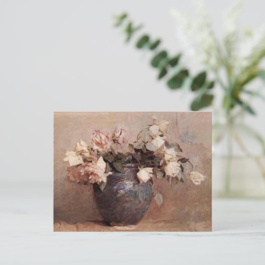 BLEKE ROZEN - BRIEFKAART (Staand voorkant)