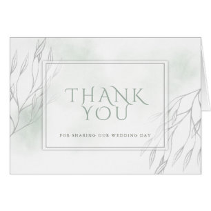 Bleke Sage Groene Waterverf en Grijze Wilgentak