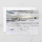 Bleke schuimkaapskop van de oceaan, IJsland Briefkaart (Voorkant / Achterkant)