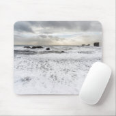 Bleke schuimkaapskop van de oceaan, IJsland Muismat (Met muis)