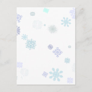 Bleke Sneeuwvlokken Briefkaart
