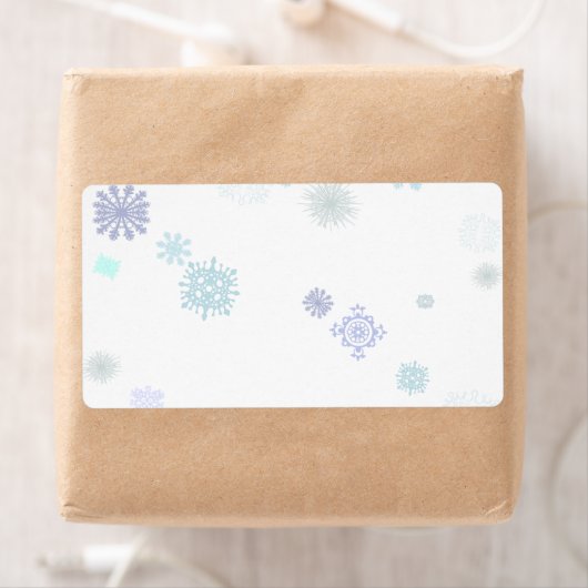 Bleke Sneeuwvlokken Etiket (Insitu)
