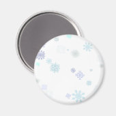 Bleke Sneeuwvlokken Magneet (Voorkant / Achterkant)