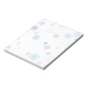 Bleke Sneeuwvlokken Notitieblok (Linkerzijde)