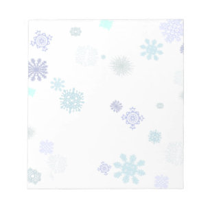 Bleke Sneeuwvlokken Notitieblok